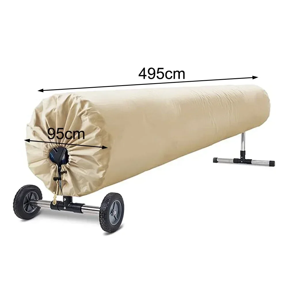 Housse de Protection pour moulinet de piscine de 16 pieds, tissu Oxford imperméable 420D, Protection toutes saisons, entretien de piscine pour propriétaires de piscine