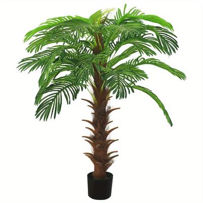 TEMU Artificial Plant With Pot Palm 140 Cm Green Simulation Image