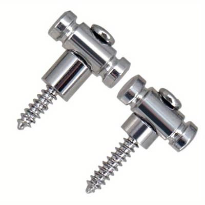 TEMU 1pair/2pair Guitar String Trees Retainer With Screws For Electric Guitars Parts Guitar Guide Fit Telecaster Silver/ Black/ Golden