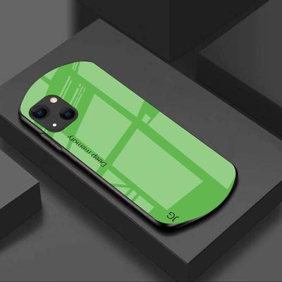 TEMU New Oval-shaped Glass Phone Case. A Simple Solid , Suitable For Couples, Compatible With Iphone 16 Pro Max, 15, 14, And 13 Pro Max/12 And 11 Models. Image