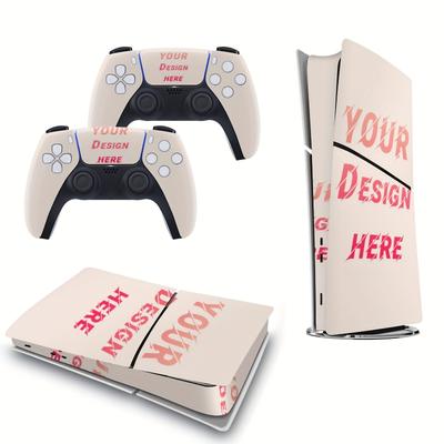 TEMU Custom Console Sticker, Ps5 Slim Console Sticker (digital Version), For Ps5 Slim Digital Version, Please Check Your Model Before Ordering, You Can Customize Your Pattern