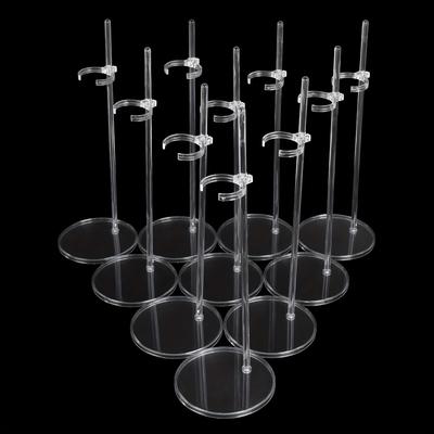 TEMU Ucanaan 5pcs Doll Stands Toys Accessories For 11.8 Inch Dolls Display Holder Suitable For 11''-13'' Dolls Transparent Stand For Dolls Image