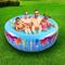 Piscine gonflable pour enfants dans le jardin, piscine gonflable pour l