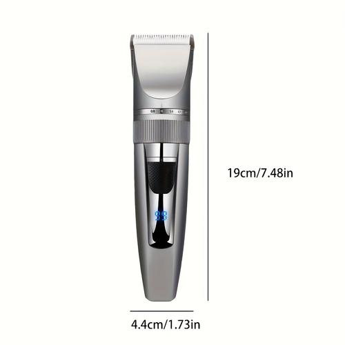 TEMU Tondeuse électrique professionnelle fil avec charge USB, adaptée aux coiffeurs et stylistes, peigne , cadeau pour petit ami, cadeau de des Pères