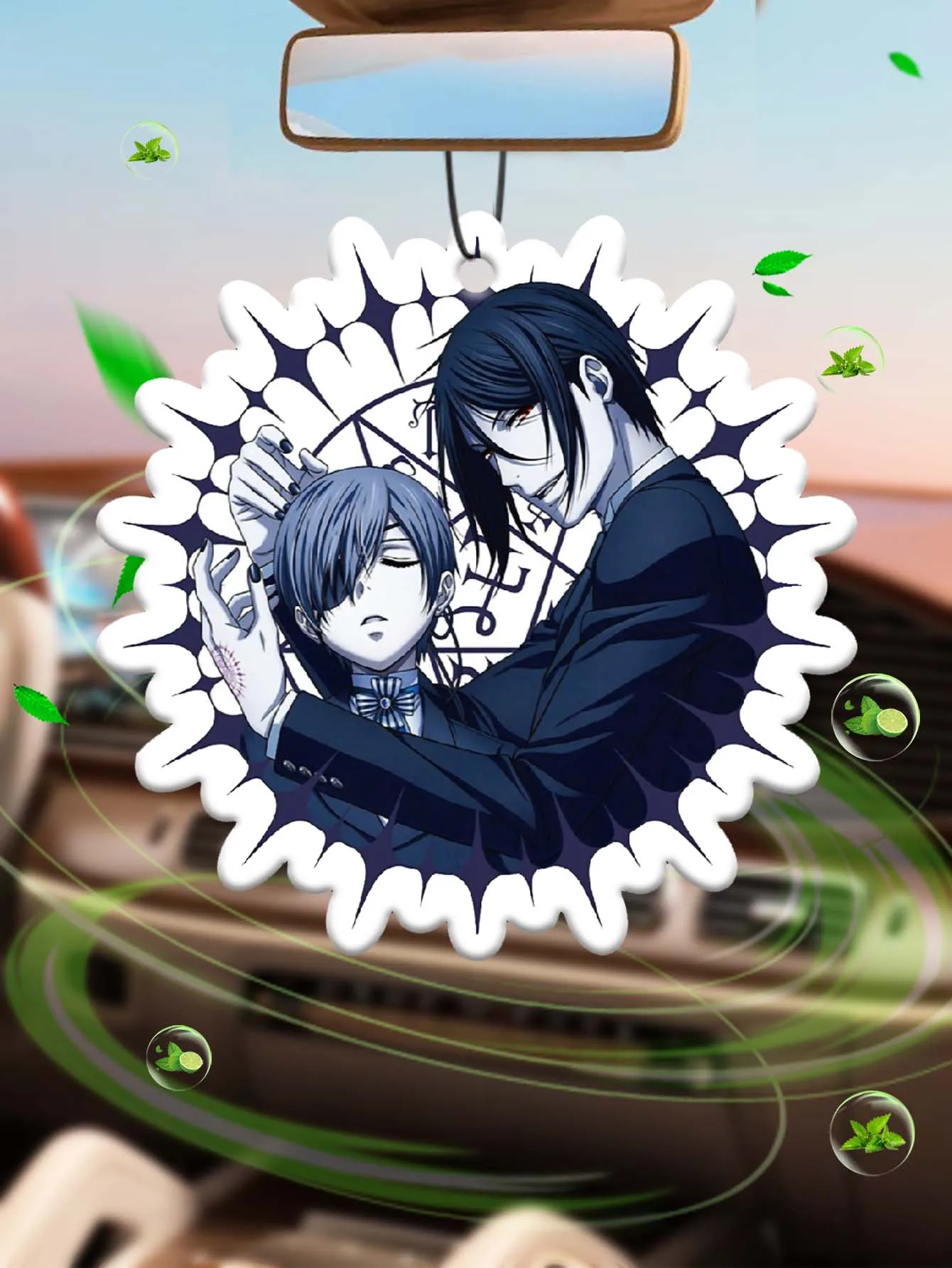 Hilton (Hotelduft) Japanische Anime-Cartoon-Figuren, Manga, TV-Animationsklassiker, Auto-Lufterfrischer, importierte natürliche Luftreinigungsanhänger, Auto-Lufterfrischer, Image