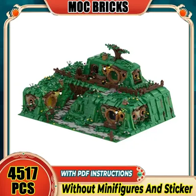 Ringe Film Modell Moc Bausteine UCS Zwerg Schönheit Basis Technologie Modulare Blöcke Geschenke Image