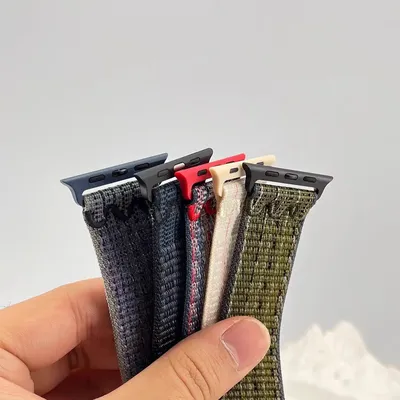 Armbänder für Apple Watch Band 45 mm 46 mm 42 mm 49 mm 44 mm für Nike Nylon Sport Loop Armband Image