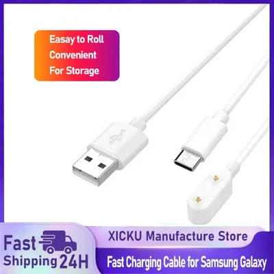 55 CM 100 CM Für Samsung Galaxy Fit 3 Ladegerät Uhr Adapter USB/USB C Ladekabel Kabel Magnetische für Samsung Galaxy Image