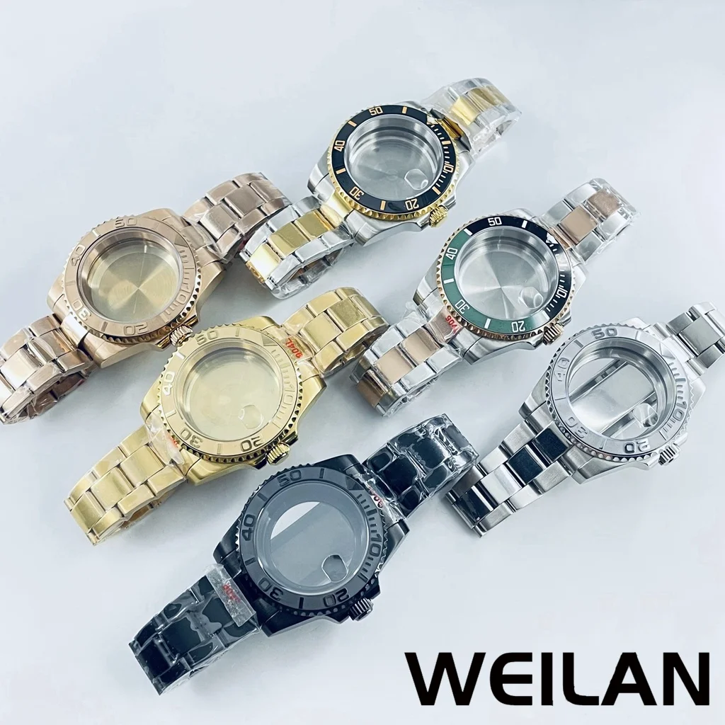 Taucheruhr, 40 mm Gehäuse, geeignet für NH34 NH35 NH36 NH73 NH38 NH39 NH70 NH72 SUB GMT, Keramik- und Aluminium-Lünette, Saphirglas Image