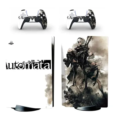 NieR Automata PS5 Standard Disc Edition Skin Sticker Aufkleber Cover für PlayStation 5-Konsole und Image