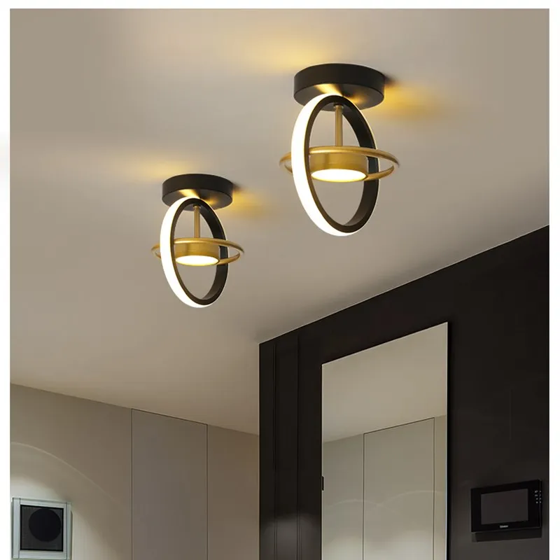 Moderne LED-Deckenleuchte, Innenbeleuchtung für Zuhause, Wohnzimmer, Schlafzimmer, Esszimmer, Kronleuchter, Dekoration, Gold/Schwarz, Lampenbefestigungen