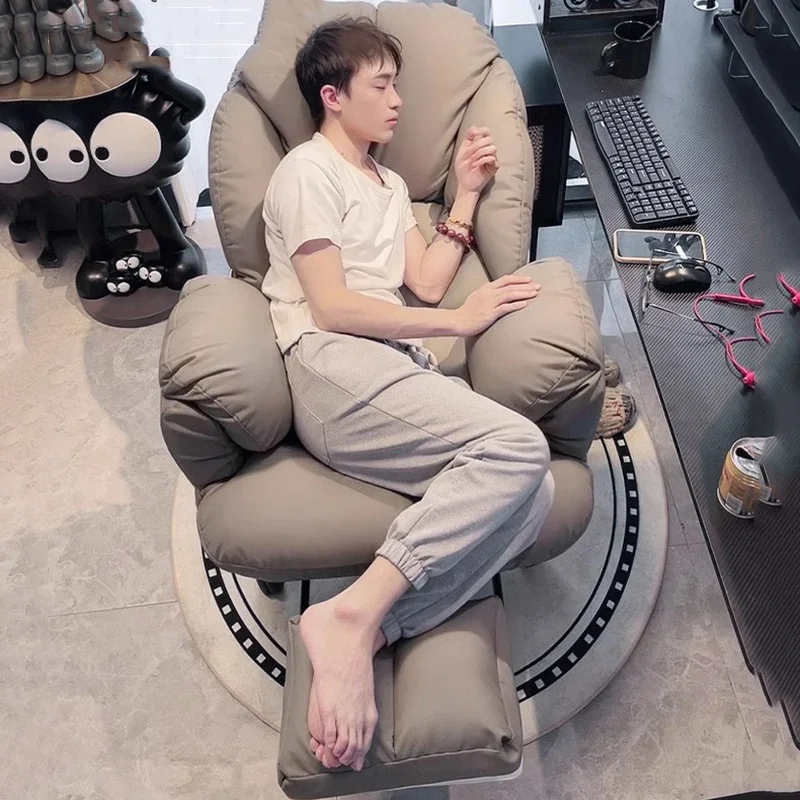 Thron Playseat Bürostuhl Lounge Bequemes Chefsessel Nordischer Bürostuhl Entspannende Sillas De Oficina Wohnmöbel Image