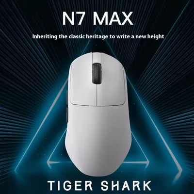 Darmoshark N7 MAX Tri Mode Bluetooth Wireless PAW3950 Double 8K Lightweight Esports Gaming Office