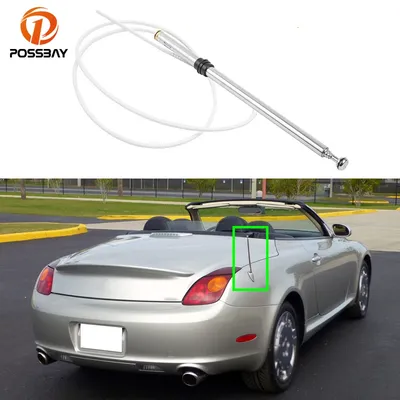 Car Power Antenna Mast AM/FM Radio Signal Aerials for Lexus SC300/SC400/SC430/ES300/GS300/LS400