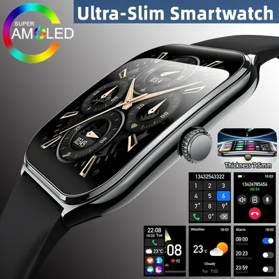 For Huawei Ultra-Thin Smartwatch Ladies 1.96 "AMOLED 466*466 HD Pixel Display Always Displays Time
