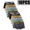 10PCS Mens Underwear Male Boxers Sexy Underpants Comfortable Breathable Fashion Boys Panties Underwear Boxershorts Men