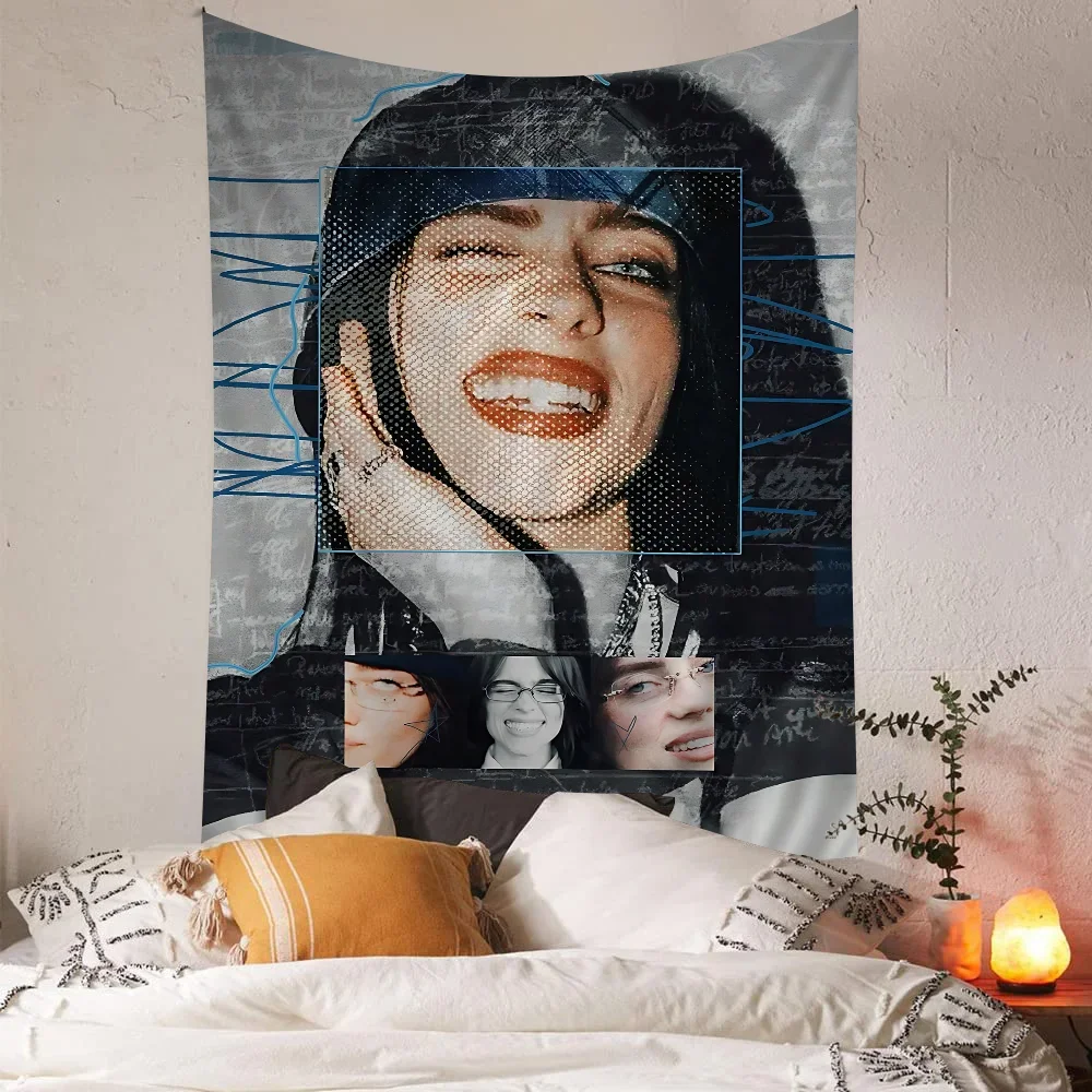 Hit Me Hard And Soft B-BillieS Colorful Tapestry Wall Hanging Bohemian Wall Tapestries Mandala Wall Art Decor