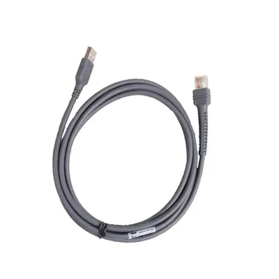 10pcs/lot New 2M USB to RJ45 Scanner Cable For Symbol LS2208 LS1203 LS4208 DS6708 Bar code Scanner
