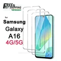 Pellicola salvaschermo per Galaxy A16 4G 5G da 6,7 pollici Samsung A+ Vetro temperato Crystal HD 9H Custodia antigraffio trasparente