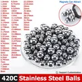 1-500 pezzi 420C sfere in acciaio inossidabile 1/1.2/1.5/2/2.381/2.5/3/3.175/4/5/6/7 ~ 50mm G10