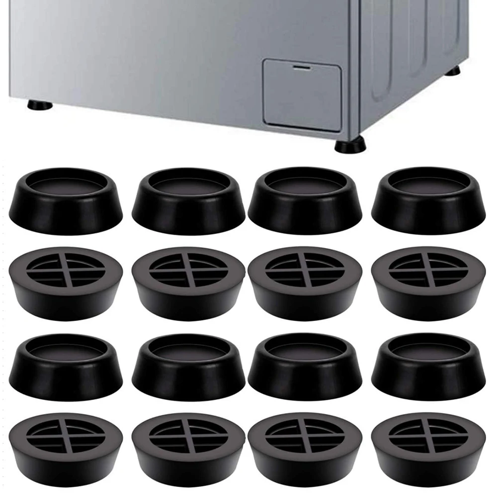 Coussinets anti-vibration pour meubles, pieds en caoutchouc anti-bruit pour machine à laver, tapis de base universels, 4 pièces tapis anti vibration machine a laver anti vibration machine à laver anti