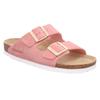 Pantolette ROHDE "ALBA", Damen, Gr. 36, rosa (rose), Veloursleder, klassisch, Schuhe, Sommerschuh, Hausschuh, Zweischnaller, Strandschuh mit Softfußbett
