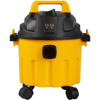 Wet Dry Vac for Cleaning Floor, Upholstery, Gap, Car, Black/Yellow, ETL Listed - 2.6 Gallon, 2.5 Peak HP, 3 in