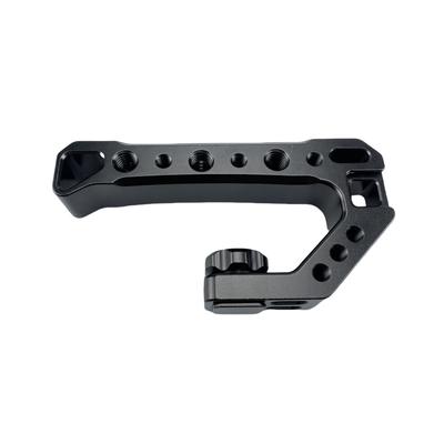TEMU Aluminum Alloy Dslr Camera Rig Top Handle, Universal Multi-function Cold Shoe Mount Extension Bracket With Hollow Design, Metal Locking Knob – No Electronic Components Image