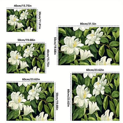 TEMU 1pc Printed Pattern Kitchen Drain Mat, Countertop Mat, Desktop Absorbent Mat, Cup Mat, Washbasin, Cup Mat, Washing Machine, Mat, Heat Insulation Mat Image