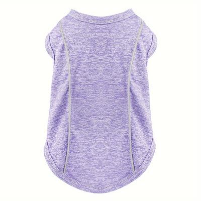 TEMU And Stylish Sun Protection Dog Shirts With Reflective Strips, Quick Dry, Stretchy, In Sizes For Small To Large Dog Image