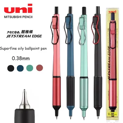Japan UNI JETSTREAM EDGE Gel Pen SXN1003 Ballpoint Pen 0.38mm Ultra-fine Rollerball Pen Office Stationery Supplies