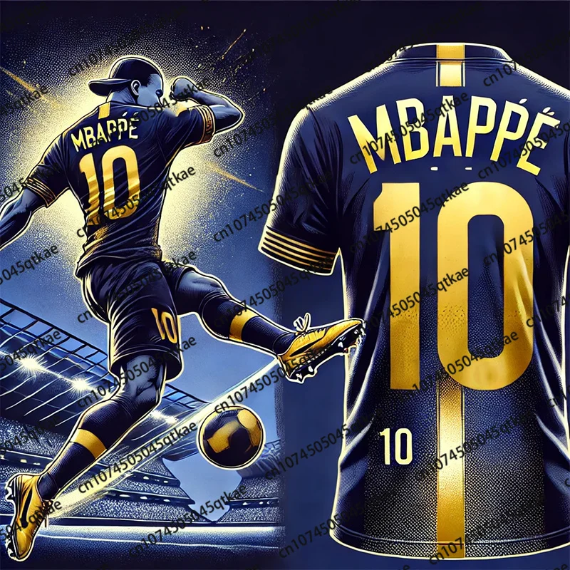 24/25 New Arrival Special Edition Football Jersey Mbappé 10 Soccer Jersey Training Uniform Breathable Oversize Unisex Fan Tshirt