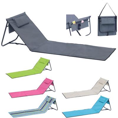 Strandliege Strandmatte faltbar L152xB51xH41cm-MSM04-Hellblau-var Image
