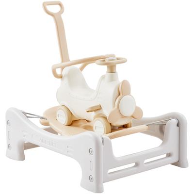 5-in-1 Schaukelpferd für Kleinkinder von 1–3 Jahren, Baby-Schaukelpferd mit Trampolin, abnehmbarem Image