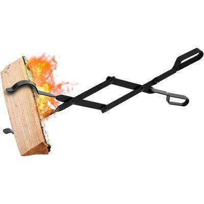 Kaminholzzange, 66 cm, mit robusten Griffen, Feuerzange für Holzöfen im Innenbereich, Image