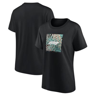 Formel 1 Miami Hometown Grafik T-Shirt – Schwarz – Damen Image