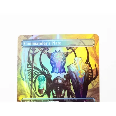 (Commander's Plate) Holo/Foil Magical Proxy Black Hochwertige Proxy-Spielkarten zum Sammeln von Image
