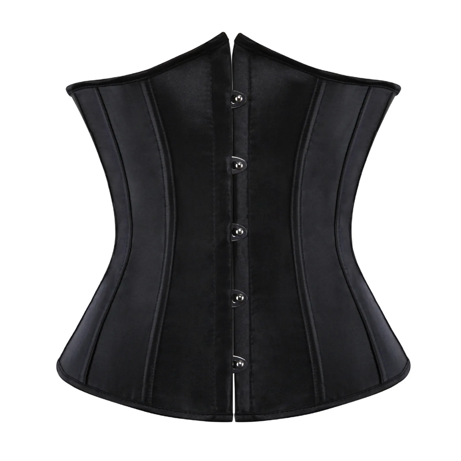 Unterbrustkorsett Top Taille Cincher Workout Form Körpergürtel Plus Size Dessous Gothic Korsetts Espartilho Korse Corsetto Schwarz Rot