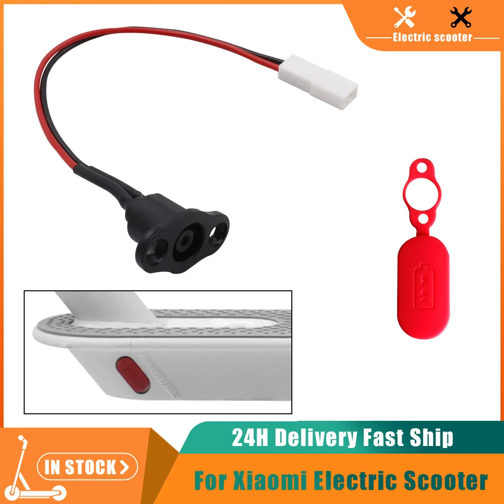 Lade Loch Wasserdichte Abdeckung Für Xiaomi Mijia M365 Pro 1S Elektrische Roller Ladekabel Lade Port Zubehör Image