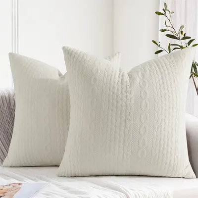 Kitinjoy Kissenbezug 45 x 45 weicher Kissenbezug, Druckkissen, Zuhause, luxuriöser Kissenbezug, 50 x Image