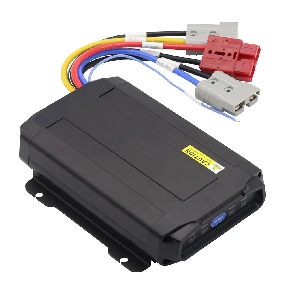 25A 12V DC zu DC Batterieladegerät mit Stecker Universelle Kompatibilität Batterieladegerät zum Laden AGM Gel Calcium LiFePO4 Batterie Image