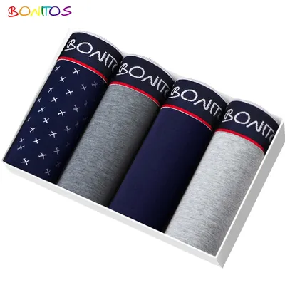 4 stücke Boxer Shorts Schlüpfer der Männer Homme Unterhose Boxershorts Unterwäsche für Mann Image