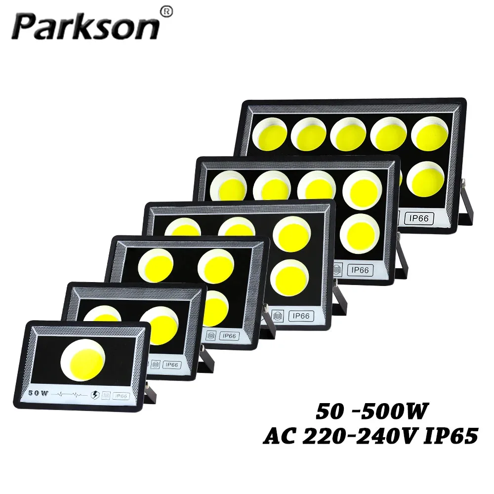 LED-Flutlichter, 50 W, 100 W, 200 W, 300 W, 400 W, 500 W, AC 220 V, für den Außenbereich, Garten, Flutlicht, wasserdicht, IP66, Wandstrahler, Straßenlaterne, LED
