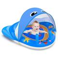Piscina gonfiabile per bambini con irrigatore e baldacchino, piscina arcobaleno per bambini, piscina per bambini per imparare, piscina per bambini con giochi d'acqua, piscina all'aperto per bambini