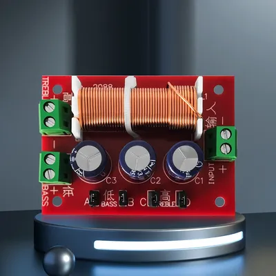 YLY-2088 Speaker Frequency Divider 400W 2 Way Crossover Filters Module Adjustable Full Range Treble