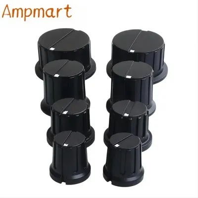 Guitar Effector Plastic Knob, Potentiometer Switch Knob, CD HIFI Volume Adjustment Knob, Inner Hole:
