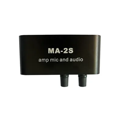 6.5mm Dynamic Microphone 3.5mm Condenser Microphone Amplifier Headphone Amplifier Audio Preamplifier
