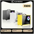 Power Train X100 Custodia portatile portatile Mini-ITX MATX Scheda madre USB 3.0 Tipo-C Mini gioco