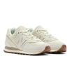 Sneaker NEW BALANCE "WL574", Gr. 40, mineral, Leder, Textil, sportlich, Schuhe