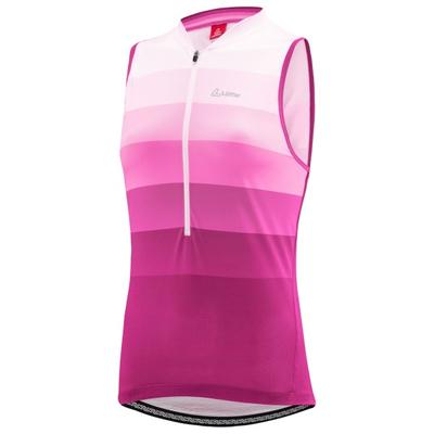 Löffler - Women's Bike Sleevless Jersey Halfzip Rainbow - Rad Singlet Gr 46 rosa Image
